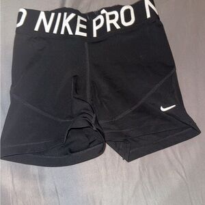 Nike Pro Women's Athletic Black Shorts